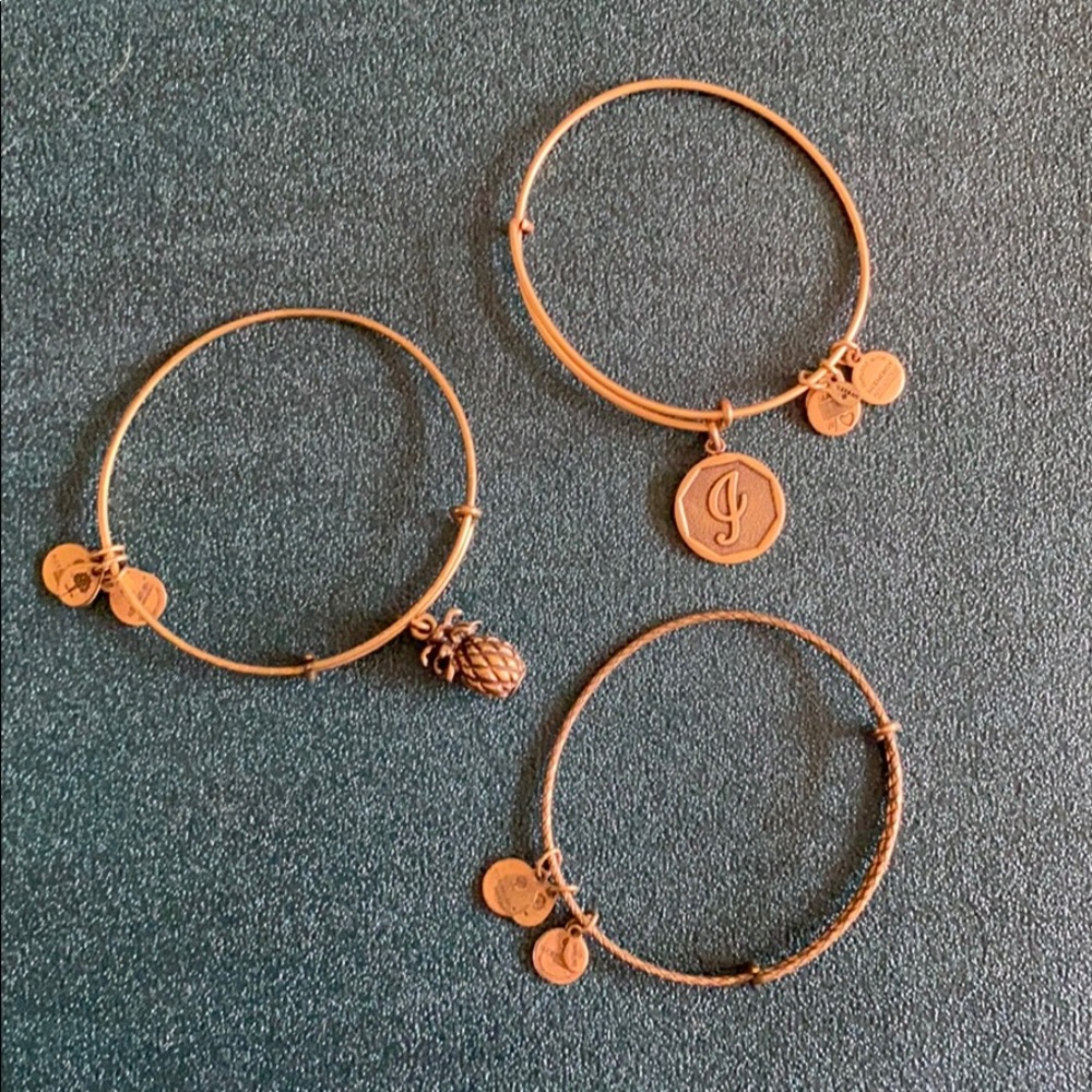 Three Alex & Ani Bangles!